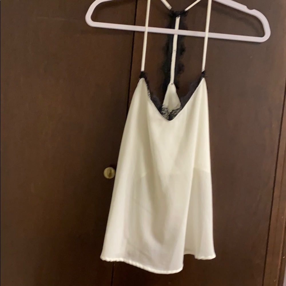 Sheer white top